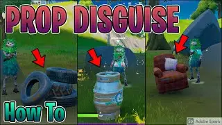 How To Transform Into a Prop in Fortnite Season 6 Chapter 2 - Turn Into a Prop Without Prop o Matic!