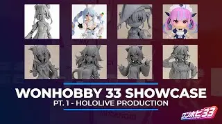 New HOLOLIVE Figures! | WonHobby 33 Showcase Part 1