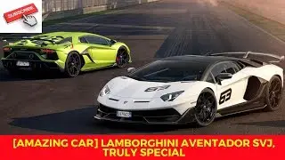 [AMAZING CAR] Lamborghini Aventador SVJ, truly special