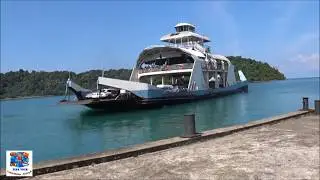 นั่งเรือเฟอรี่ข้ามไปเกาะช้าง จ. ตราด