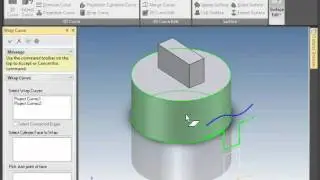How to Wrap Curves onto a Surface Shape in IRONCAD