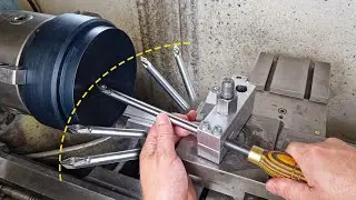 Making a Big Concave Radius on the Lathe