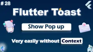 Flutter Toast Message | Pop up Message | Toast message