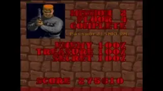Wolfenstein 3d (SNES) - 1CC - 1458500