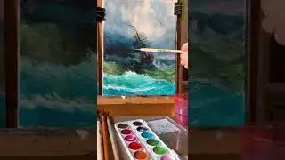 Медовой акварелью напишу Айвазовского.