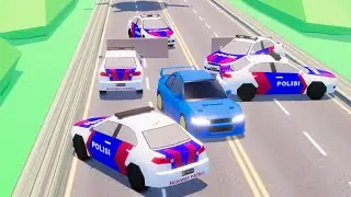 Recreating Highway Patrol 2 (Blender Low Poly Animation) from DYE MC Animations