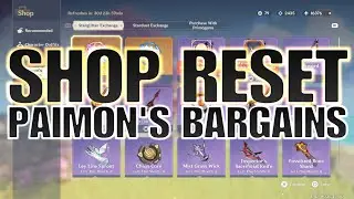 Genshin Impact SHOP RESET PAIMON'S BARGAINS for January of 2023