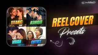 Trending Insta Reel Cover XML Preset ✨🌼 | Instagram Cover Presets | XML FILE | Reel Cover Tutorial