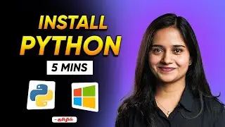 how to install python on windows | python full course in tamil | python 3.13.2 installation
