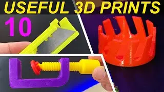 10 Functional Things you can make on a 3D Printer