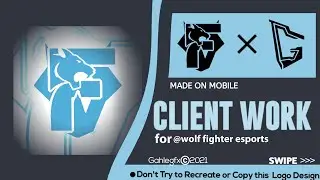 Logo intro Jersey for @wolf fighters esports | Wolf fighter esports pack | Gahle gfx