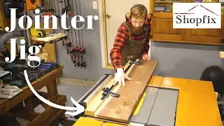 How to Joint wood on the Table Saw