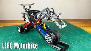 How to make a Motorbike using LEGO parts | LEGO Bike 