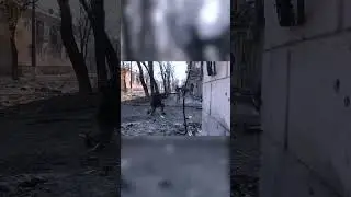 Soldier pins down enemy targets with RPG fire
