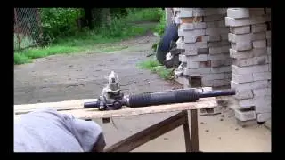пескоструйная очистка суппортов и рейки ( homemade sandblaster )