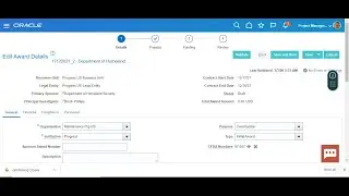 How to check Contract created for Grants Award in Oracle Fusion Enterprise Contracts Cloud? (R 21D)