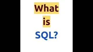 What is SQL?
