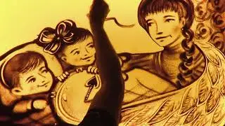 С Днём Рождения, мама / Песочная анимация / Поздравления с днем рождения маме