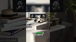 D5 Render Text to 3D Ai Tool!!! #shorts