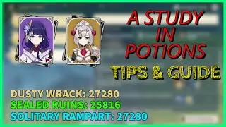 82000 SCORE - A STUDY IN POTIONS EVENT GUIDE  (ALL DAY CHALLENGES) | Genshin Impact