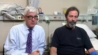 Proteus Syndrome Treatment - Leslie Biesecker with patient Jerry DeVries