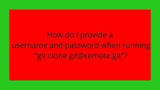 How do I provide a username and password when running 