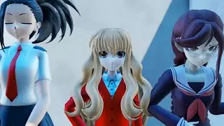 【MMD】(request) farting in an elevator［fart animation］