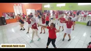 edisi agustusan 2024..aerobic basic class/dasar utk pemula..sanggar tanjung bangka😍MERDEKA!!💪
