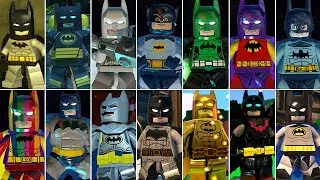 All Batman Characters and Suits in LEGO Videogames (DLC Included)