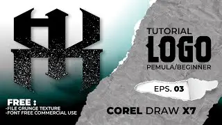 Tutorial Membuat Logo (Pemula) Corel Draw X7 Ep3