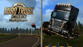 ЗНАКОМСТВО с Multiplayer/ Ночной, ТИХИЙ стрим / Euro Truck Simulator 2