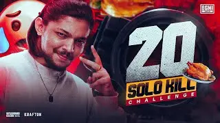 Solo 20 Kill Challenge 😳 | Ijjaathi Team Support 🥵 | Fun Match Highlights