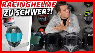 RACINGHELME WIRKLICH SO LEICHT? ⛑️🪶 Oder doch schwerer?! 🧐 [AGV, Shoei, HJC, & mehr!]