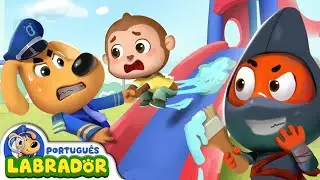 Detetive Labrador 🔍 -  O Homem Mistério no Parquinho | Desenho Animado | Desenho Infantil | BabyBus