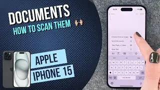 IPhone 15  - How to scan documents  • 📱 • 🎞️ • 📃 • Tutorial