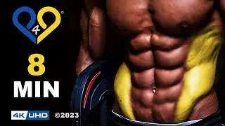 Abs workout - 8 min obliques Ab - side abs exercise - How to have v cut ab in 2 week