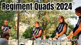 Phantom Regiment Quads Exercises 2024 || DCI Prelims