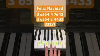 How To Play Feliz Navidad | Easy Piano Tutorial 