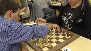 GM Evgeny Postny - IM Inna Gaponenko, Queen's gambit accepted, Blitz