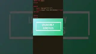 Accept Specific File format in HTML | File upload in html 