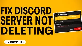 how to fix discord server not deleting 2023