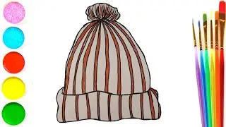 Drawing a hat picture for kids / Рисуем шляпы для детей | Draw with kids song
