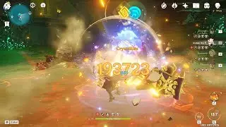 C0 Arataki Itto | Ushi hits 193K Crit Damage | Wolf's Gravestone R1 | Triple Crown |  GENSHIN IMPACT