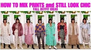 HOW TO MIX PRINTS AND STILL LOOK CHIC (FALL OUTFIT IDEAS)