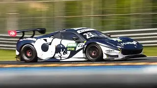 DTM 2021 Teams testing at Monza: ABT's R8 LMS, AlphaTauri AF Corse's Ferrari 488, Mücke's AMG GT3