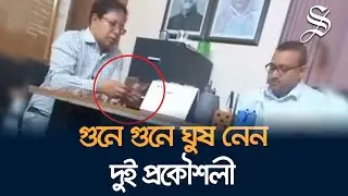 সরকারি অফিসে দর–কষাকষি করে ঘুষ নেন দুই প্রকৌশলী