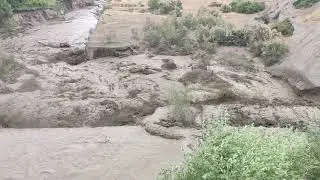 Xaçmaz sel təhlükəsi! Qudyalçay çayına güclü sel gəlir!