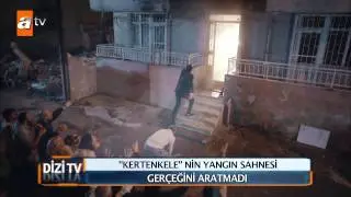Kertenkele' deki Yangın Sahnesi Gerçek Zannedildi. - Dizi TV atv