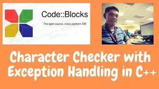 Character Checker With Exception Handling in C++