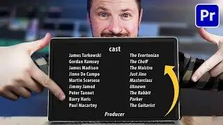 Premiere Pro 2024: How To Add Rolling End Credits